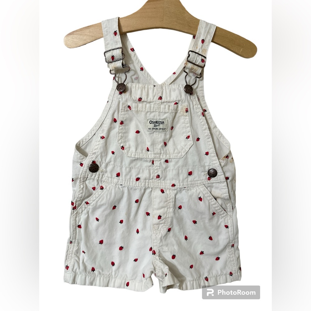 OshKosh strawberry overalls